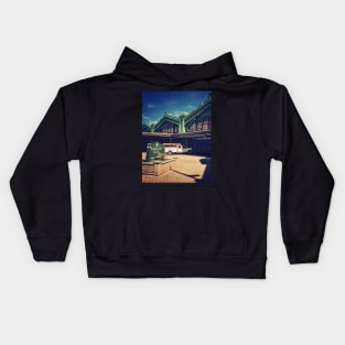 Warrington Plaza, Hoboken, NJ Kids Hoodie